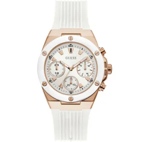 Guess GW0030L3 White Silicone Strap Women Watches