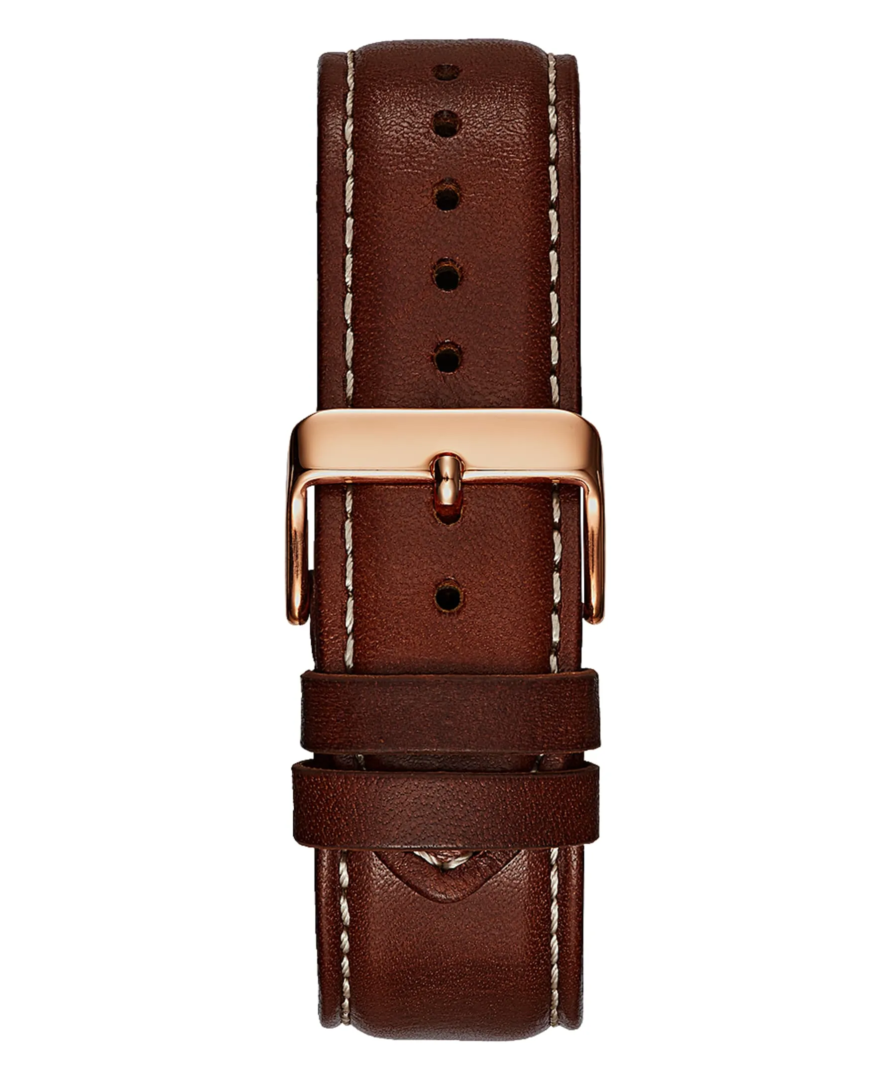 Guess U0673G3 Brown Leather Strap Men Watches