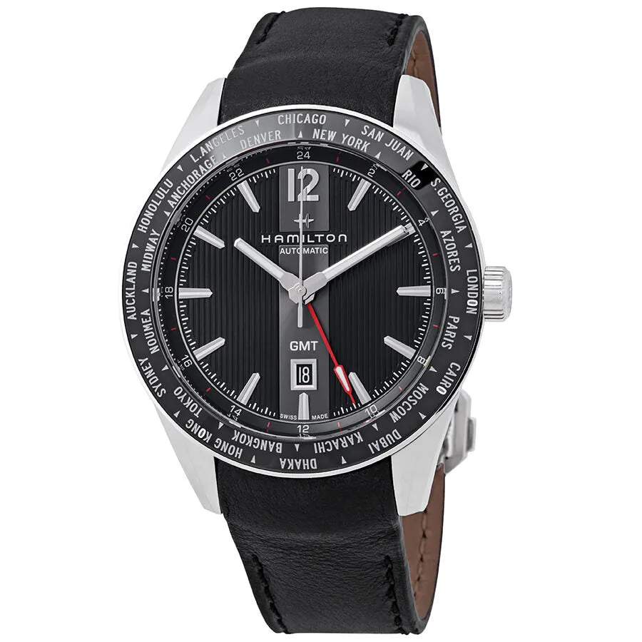 Hamilton Broadway GMT Black Dial Automatic Men's Limited Edition Watch H43725731