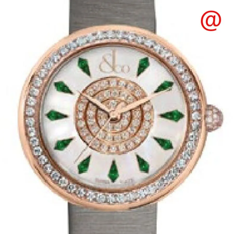 Jacob & Co. Brilliant Automatic Diamond White Dial Ladies Watch BQ03040ROKDA