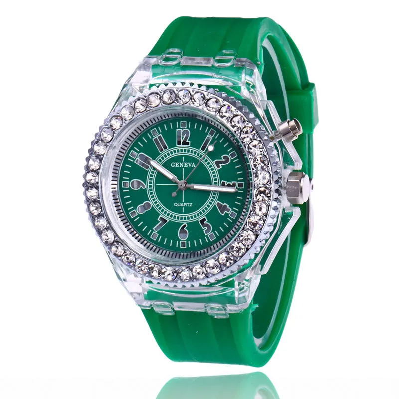 LED Luminous Geneva Women Watch