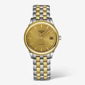 Longines Flagship Two-Tone Stainless Steel Diamond Automatic Men's Watch L47743327