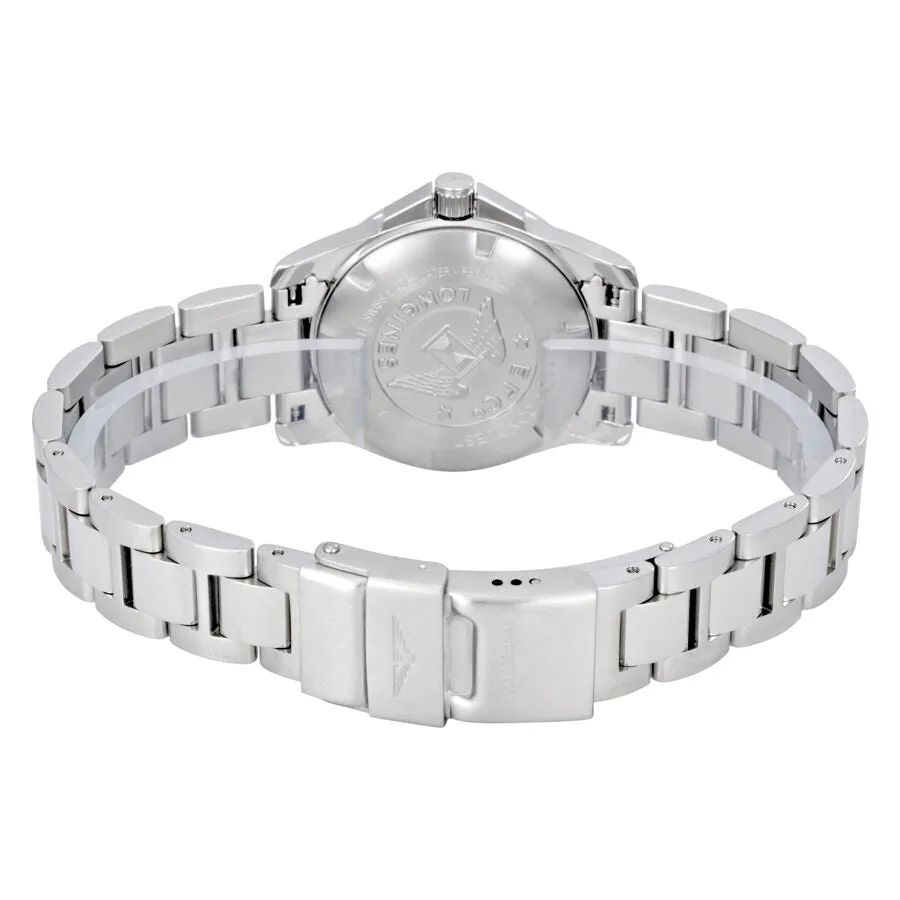 Longines HydroConquest White Pearl Dial Ladies Watch L3.298.4.87.6