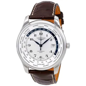 Longines Master Automatic GMT Silver Dial Men's Watch L2.802.4.70.3