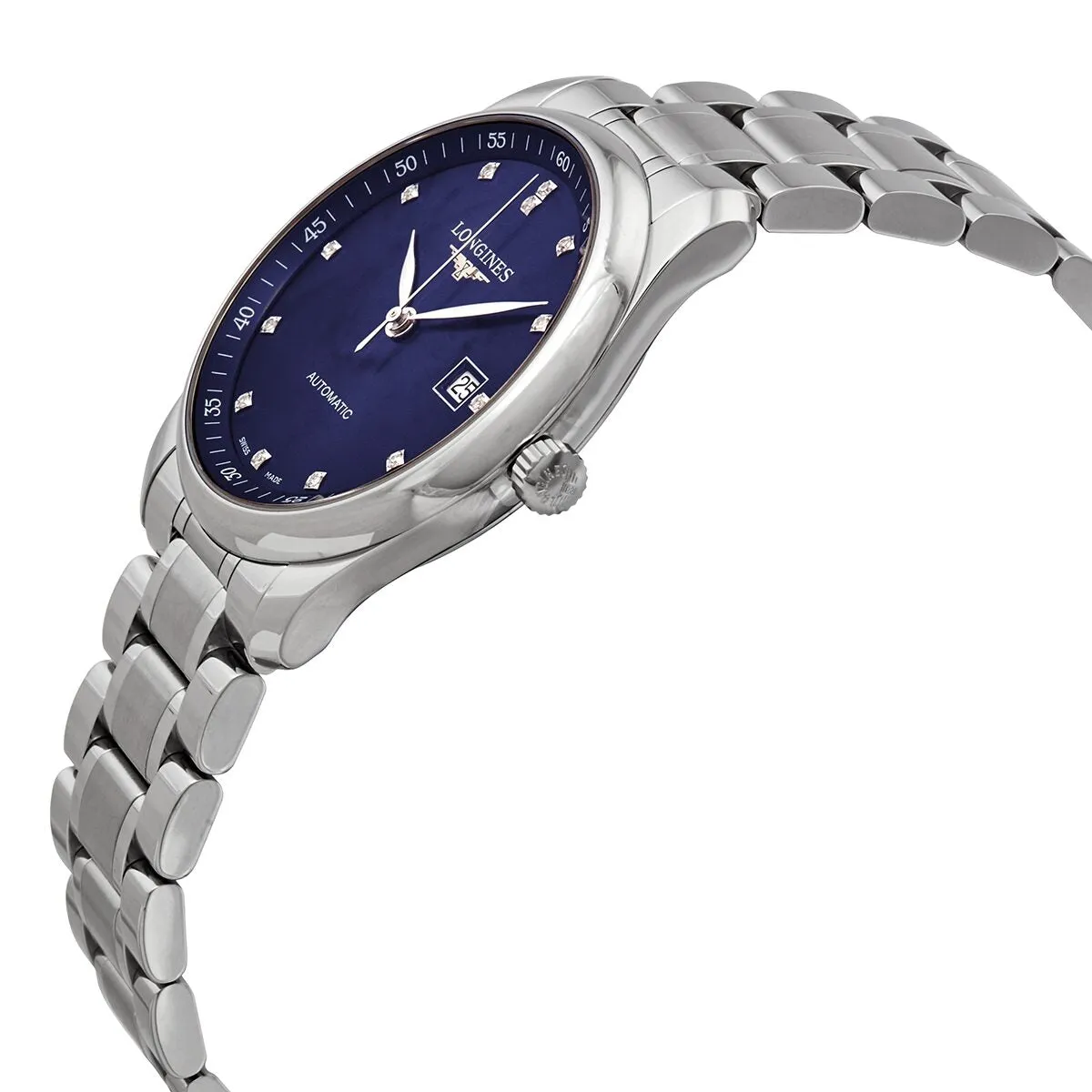 Longines Master Collection Automatic Chronometer Diamond Blue Dial Unisex Watch L27934976