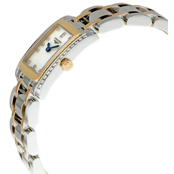 Longines Prima Luna Mother of Pearl Diamond Dial Two Tone Ladies Watch 51585897 L51585897