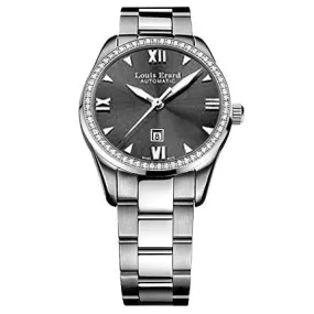 Louis Erard Watch Ladies Heritage Sport Grey Diamond 20100SE03.BMA17