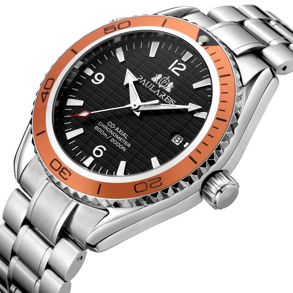 Luxury Automatic Bond Stainless Steel Watch