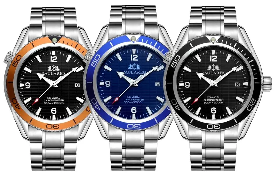Luxury Automatic Bond Stainless Steel Watch