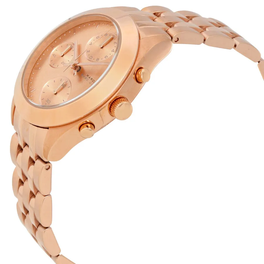 Marc By Marc Jacobs Peeker Chronograph Rose Gold-tone Ladies Watch MBM3394