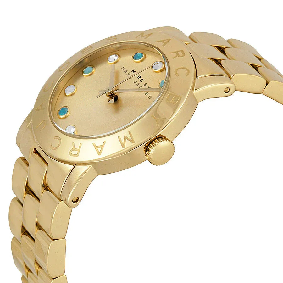 Marc Jacobs AMY DEXTER GOLD DIAL GOLD-TONE LADIES WATCH MBM3215