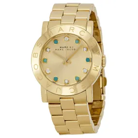 Marc Jacobs AMY DEXTER GOLD DIAL GOLD-TONE LADIES WATCH MBM3215