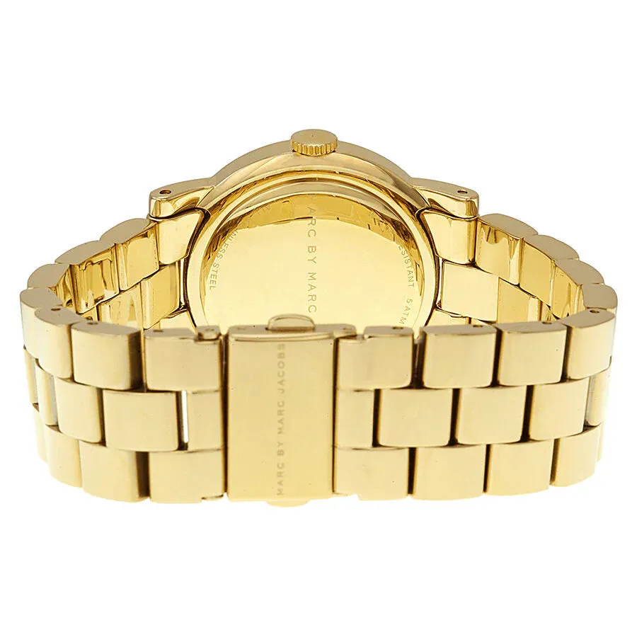 Marc Jacobs AMY DEXTER GOLD DIAL GOLD-TONE LADIES WATCH MBM3215