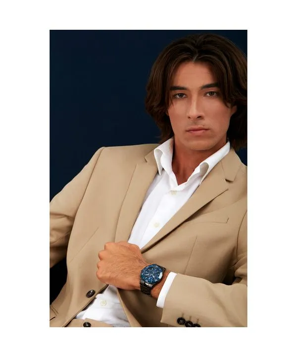 Maserati Competizione Chronograph Stainless Steel Blue Dial Quartz R8873600005 100M Men's Watch