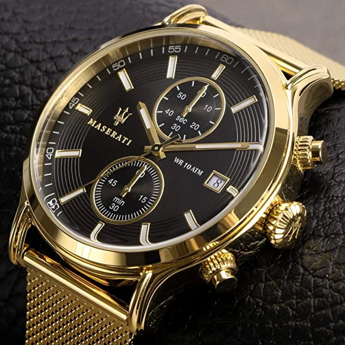 Maserati Epoca 42mm Gold Mesh Men's Watch R8873618007