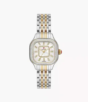 Meggie Two-Tone Diamond Stainless Steel Watch
