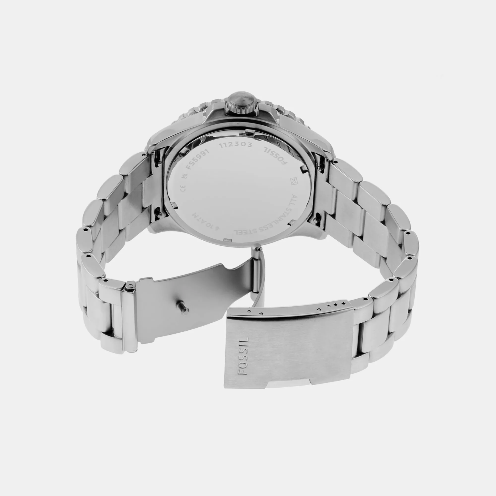 Men Blue Analog Stainless Steel Watch FS5991