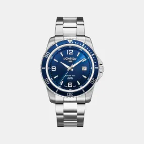 Men's Blue Analog Stainless Steel Watch 862844 41 45 20