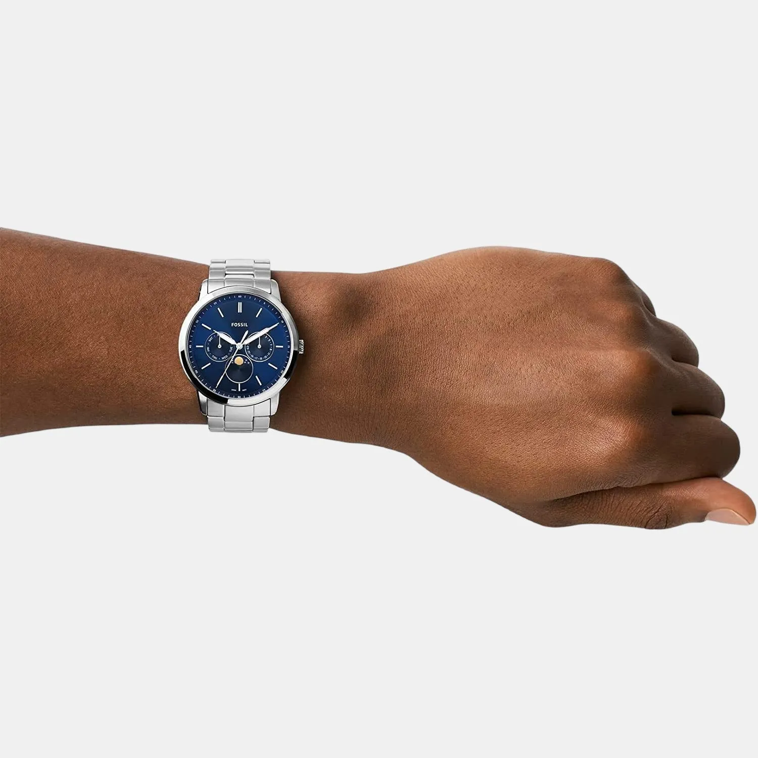 Men's Blue Stainless Steel Multi-Function Watch FS5907