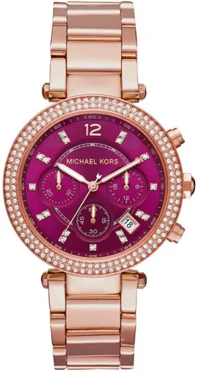 Michael Kors Parker Plum Dial Women's Watch MK6417