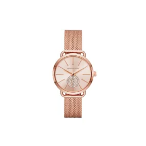 Michael Kors Portia Rose Gold-Tone Watch