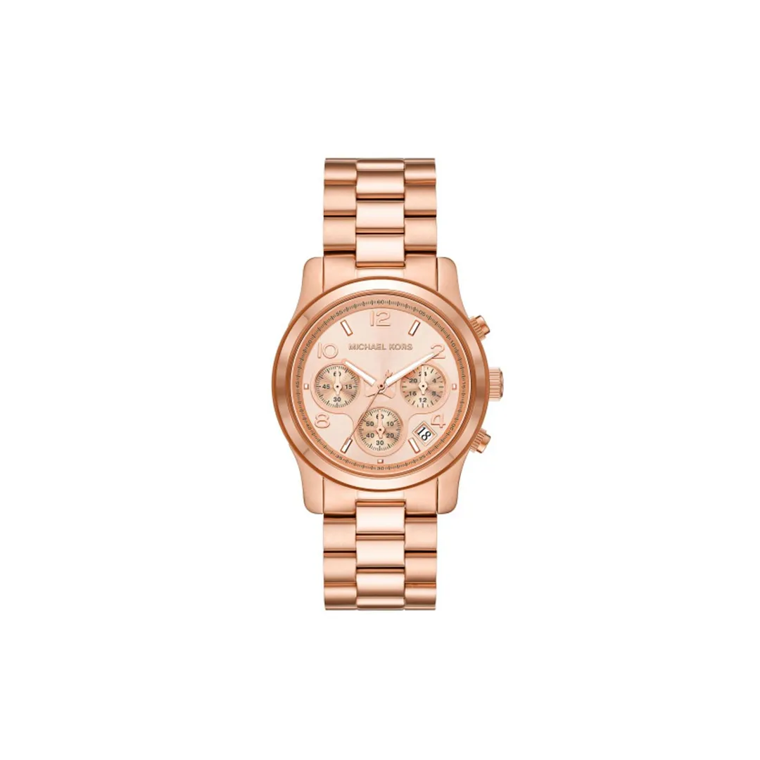 Michael Kors Runway Chronograph Rose Gold-Tone Watch