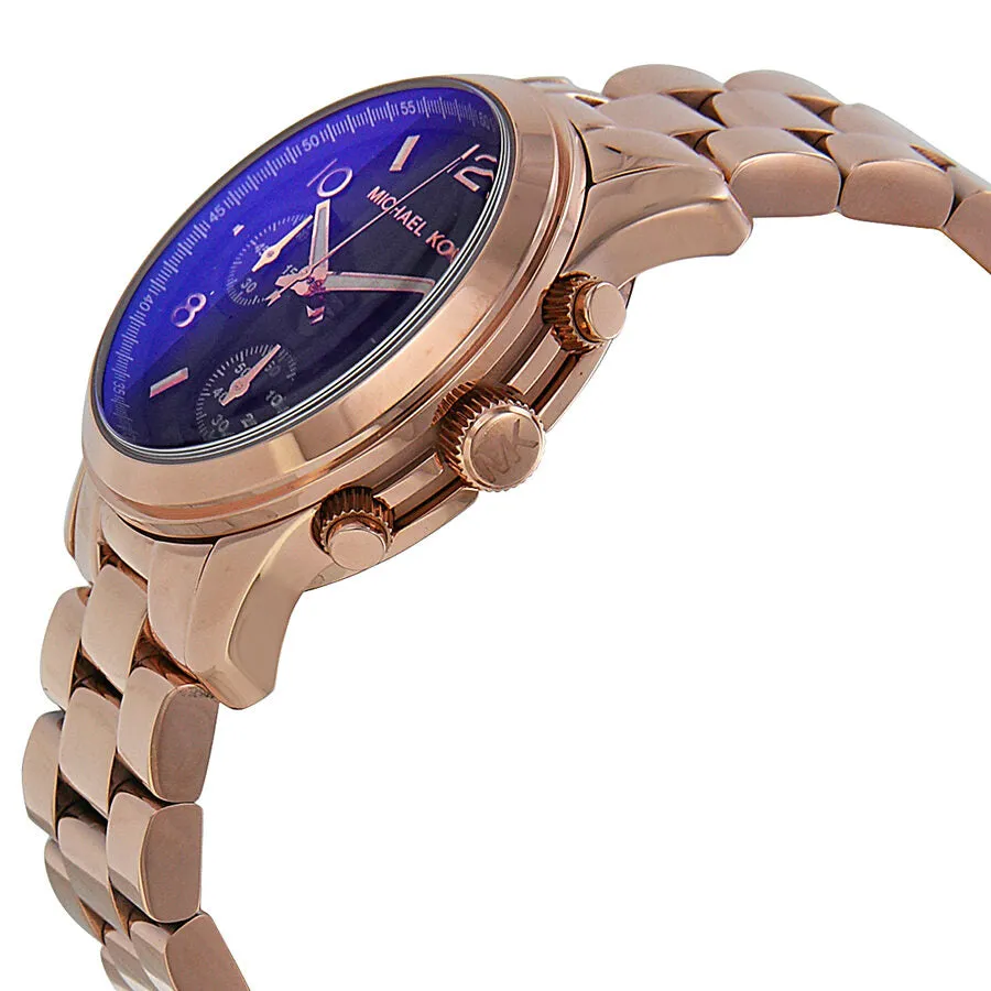 Michael Kors Runway Iridescent Dial Rose Gold-tone Ladies Watch MK5940