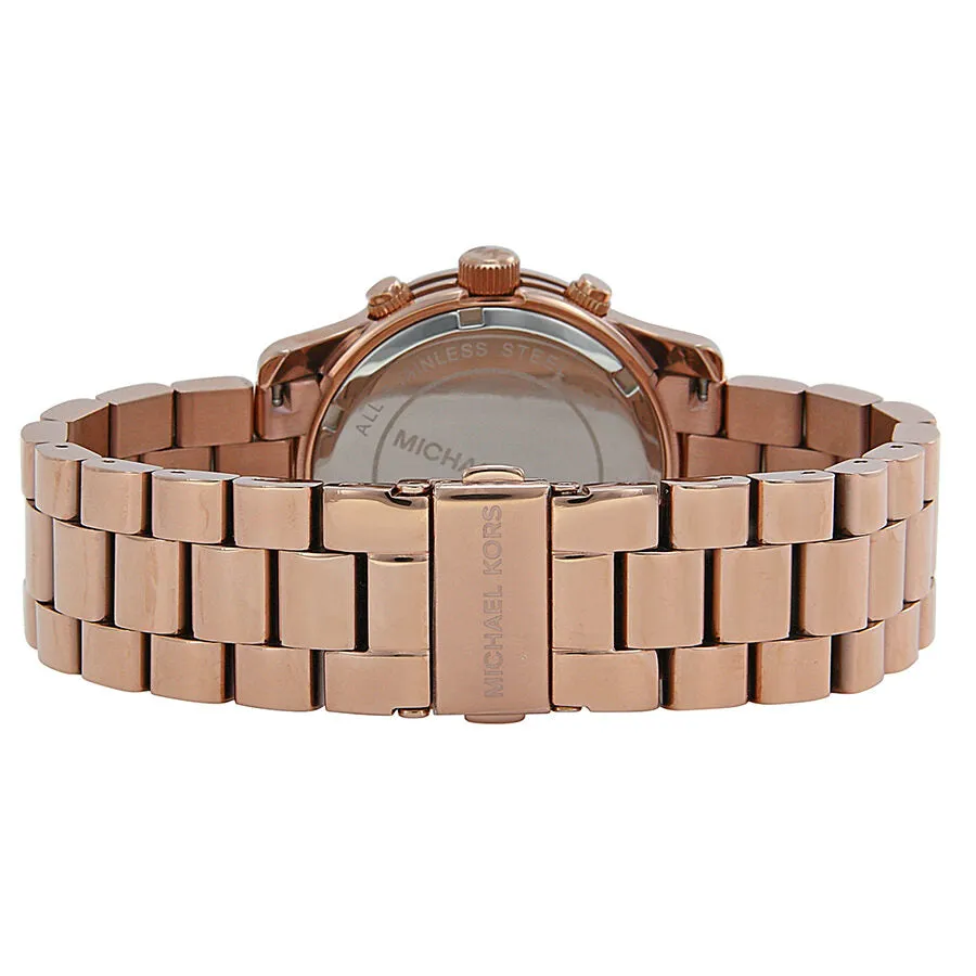 Michael Kors Runway Iridescent Dial Rose Gold-tone Ladies Watch MK5940