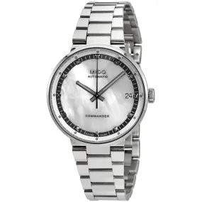 Mido Commander II Automatic Mother of Pearl Ladies Watch M014.207.11.116.00