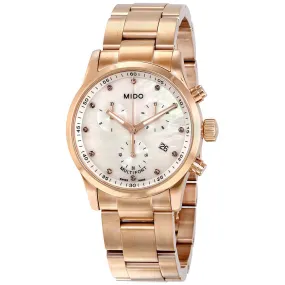 Mido Multifort Mother of Pearl Dial Ladies Watch M0052173311600 M005.217.33.116.00