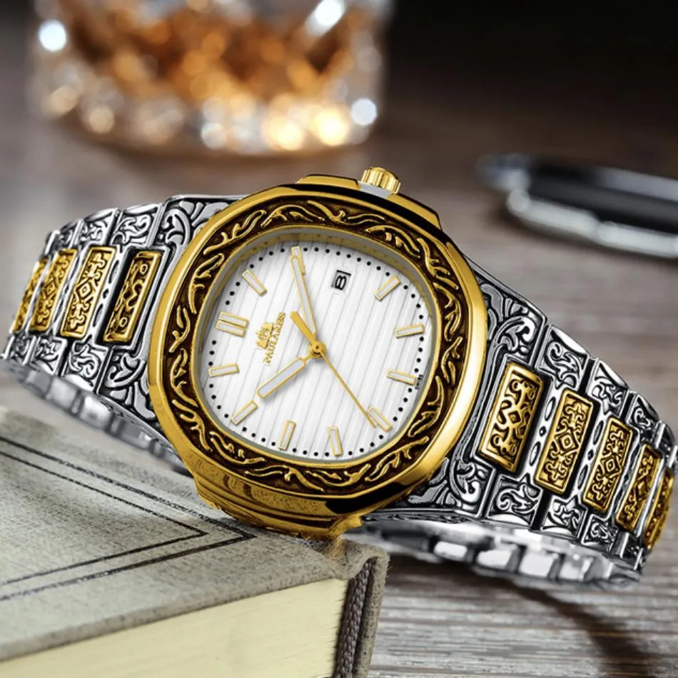 MLB 'Norman' Luxury Engraved Vintage Watch