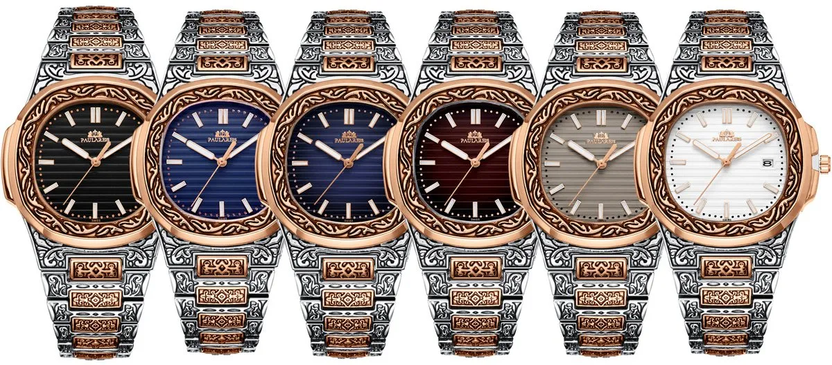 MLB 'Norman' Luxury Engraved Vintage Watch