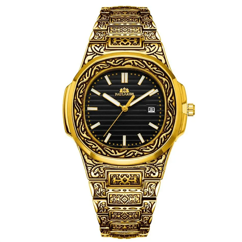 MLB 'Norman' Luxury Engraved Vintage Watch
