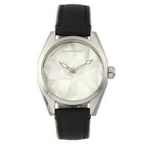 Morphic M59 Series Leather-Overlaid Canvas-Band Watch