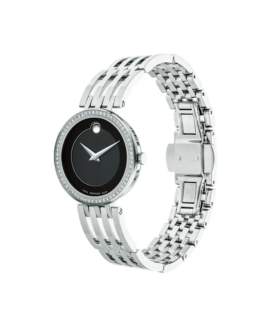 Movado Esperanza Women's Watch with Black Dial