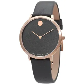 Movado Modern 47 Quartz Grey Dial Ladies Watch 0607404