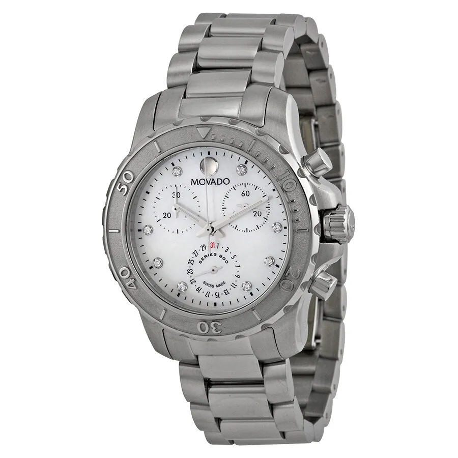 Movado Series 800 Mother of Pearl Stainless Steel Ladies Watch 2600128