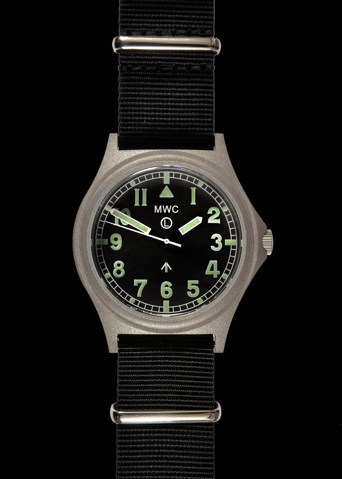 MWC G10 100m / 330ft Water resistant Stainless Steel Military Watch with Sapphire Crystal (Non Date)