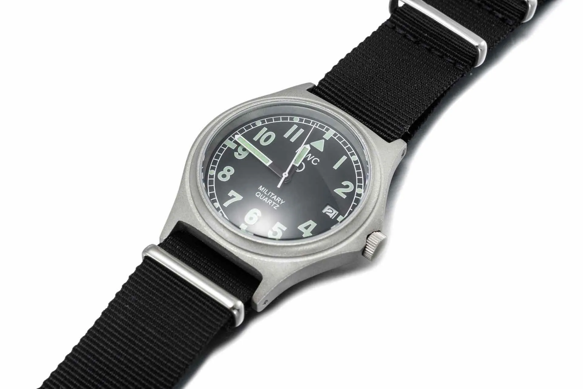 MWC G10 100m Water resistant Military Watch with Screw Down Crown and 10 Year Battery Life