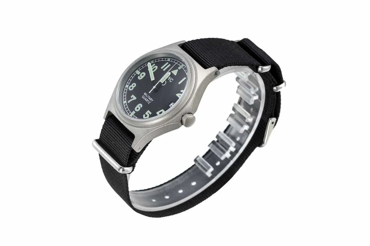 MWC G10 100m Water resistant Military Watch with Screw Down Crown and 10 Year Battery Life