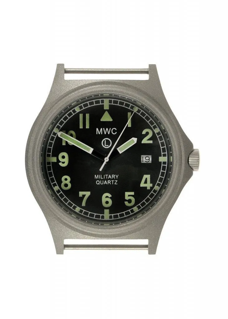 MWC G10 100m Water resistant Military Watch with Screw Down Crown and 10 Year Battery Life
