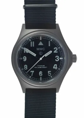 MWC Titanium General Service Watch, 300m Water Resistant, 10 Year Battery Life, Luminova, Sapphire Crystal and 12 Dial Format (Non Date Version)