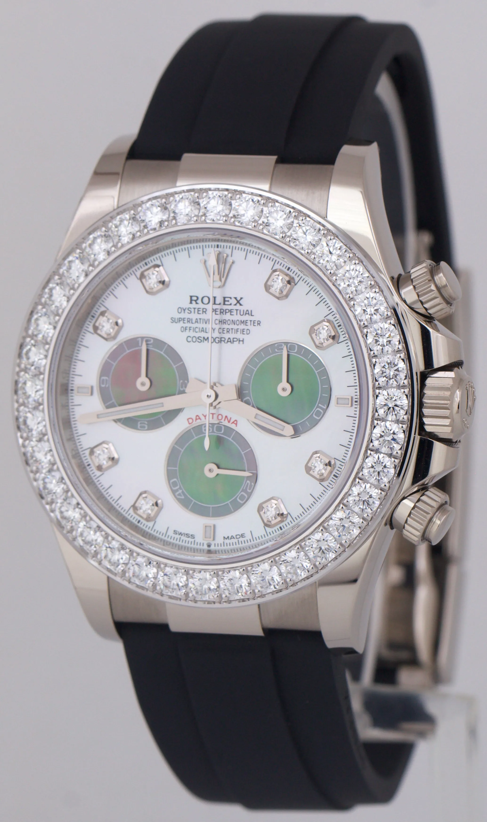 NEW NOV 2024 PAPERS Rolex Daytona FACTORY MOP DIAMOND 18K Gold 126589RBR BOX