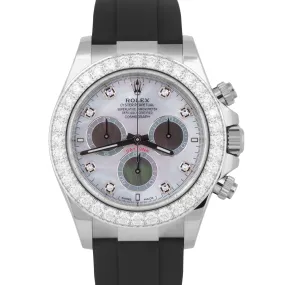 NEW NOV 2024 PAPERS Rolex Daytona FACTORY MOP DIAMOND 18K Gold 126589RBR BOX