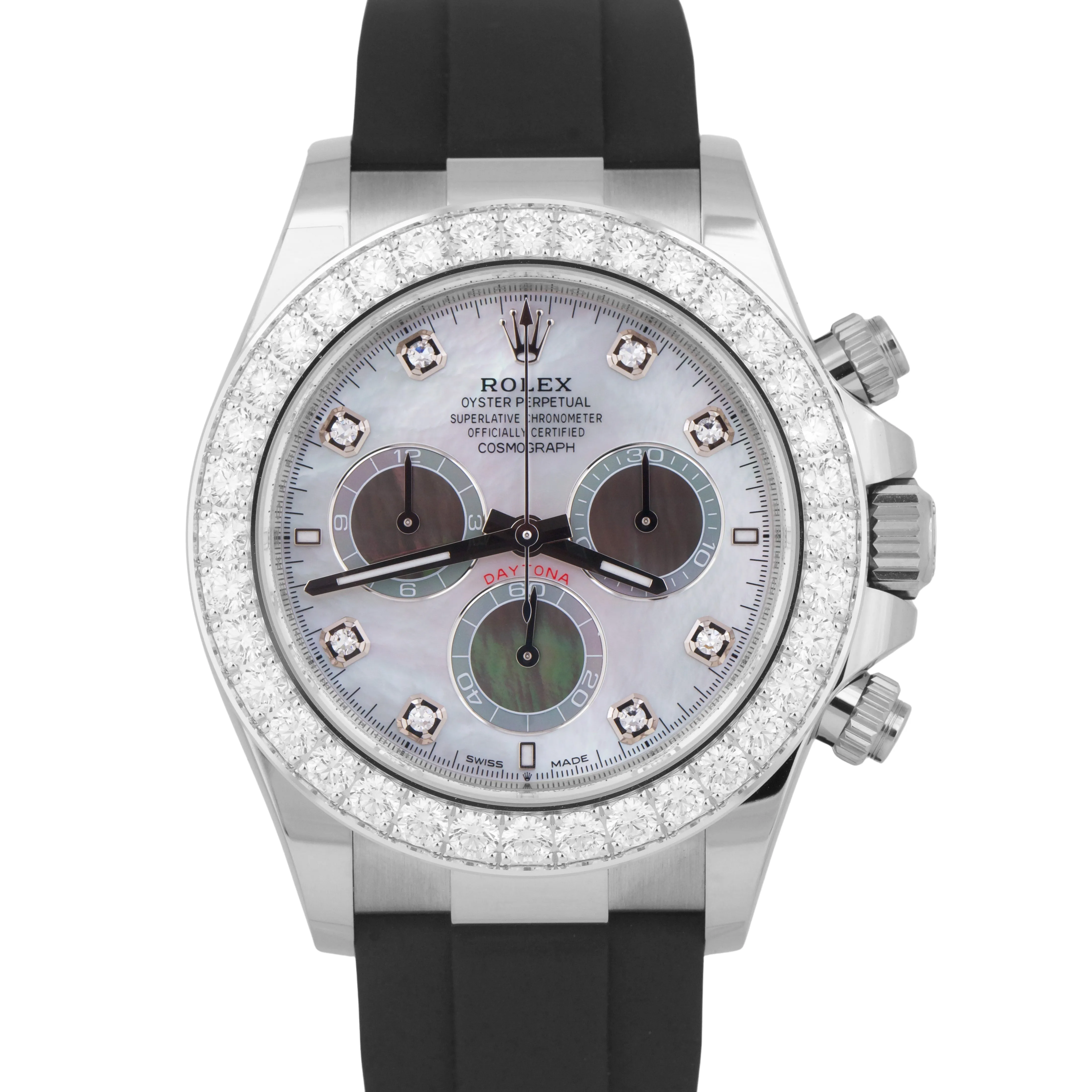 NEW NOV 2024 PAPERS Rolex Daytona FACTORY MOP DIAMOND 18K Gold 126589RBR BOX