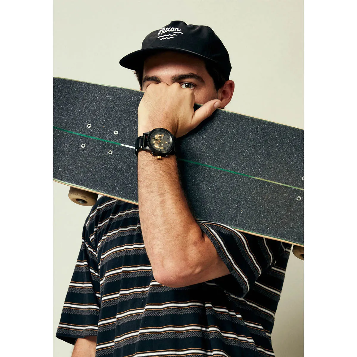 Nixon - 2PAC 51-30 Watch Black/Gold