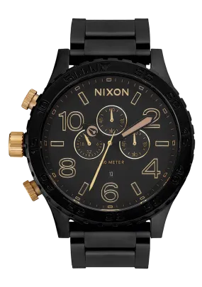 Nixon - 51-30 Chrono Watch Matte Black/Gold