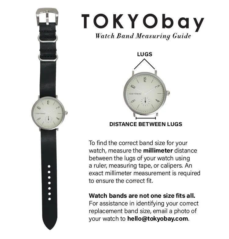 Noah Nato Leather Watch Band | 20mm