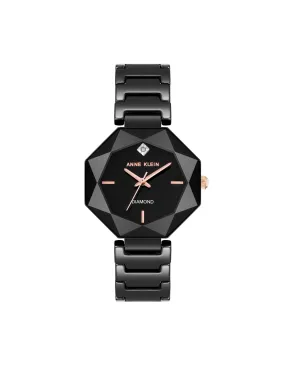 Octagonal Ceramic Diamond Dial Bracelet Watch