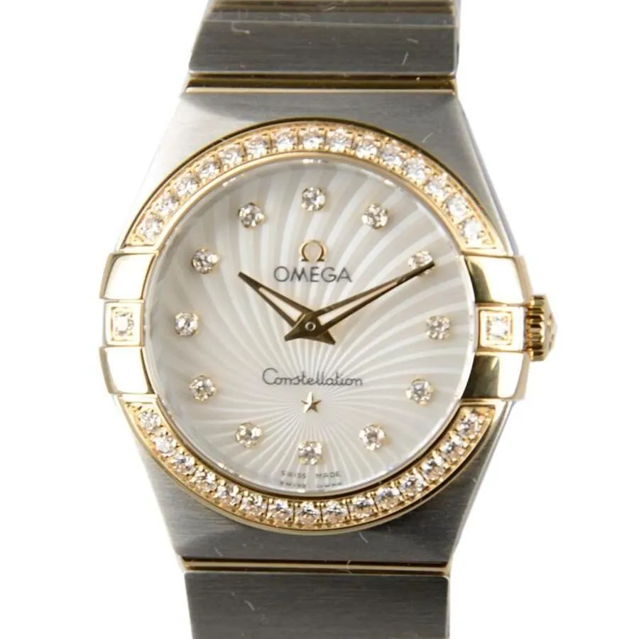 Omega Constellation Automatic Chronometer Diamond Ladies Watch 123.25.27.60.55.004